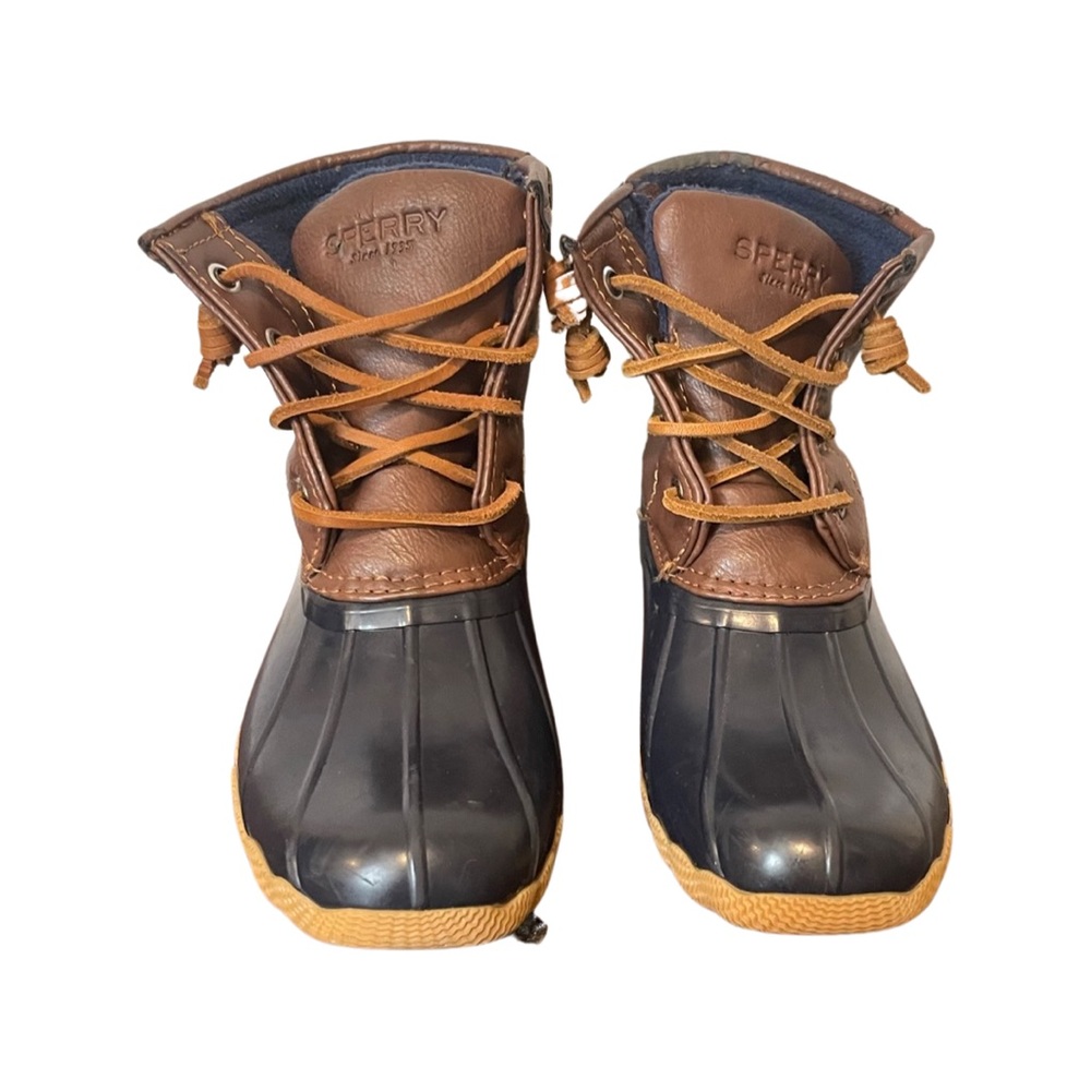 Sperry rain boots - boys size 13 - slight worn at the top - waterproof